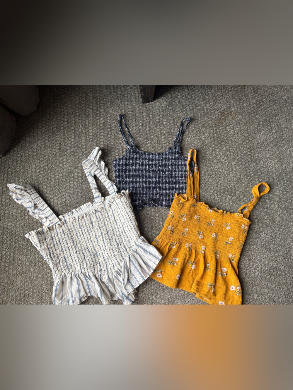 Bundle of 3 floral flowy tank tops